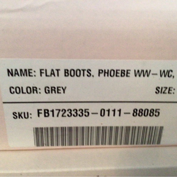 JustFab women’s grey over the knee boots. Size 8.5. - Picture 4 of 4